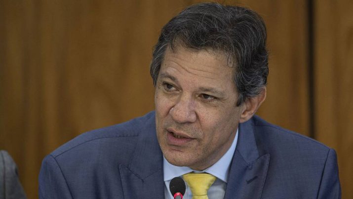 O ministro da Fazenda, Fernando Haddad