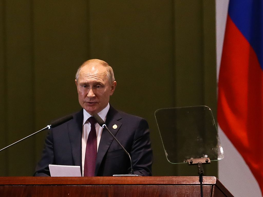 O presidente da Russia, Vladimir Putin