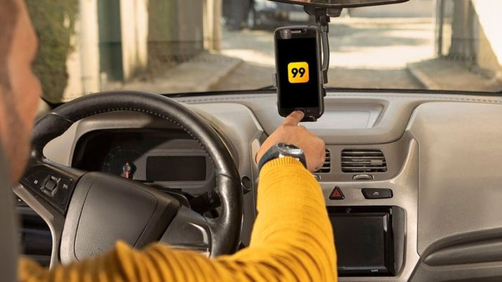 Aplicativo de transporte 99, da DiDi