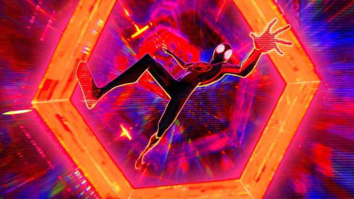 Cena do filme Homem-Aranha: Através do Aranhaverso