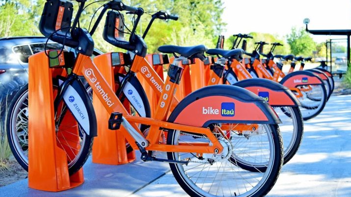 Bicicletas do Itaú