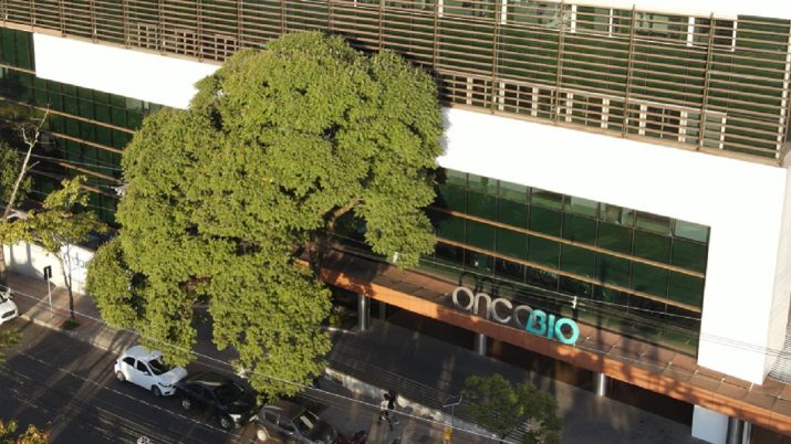 Fachada da Oncobio, unidade da Oncoclínicas (ONCO3) em Nova Lima (MG)