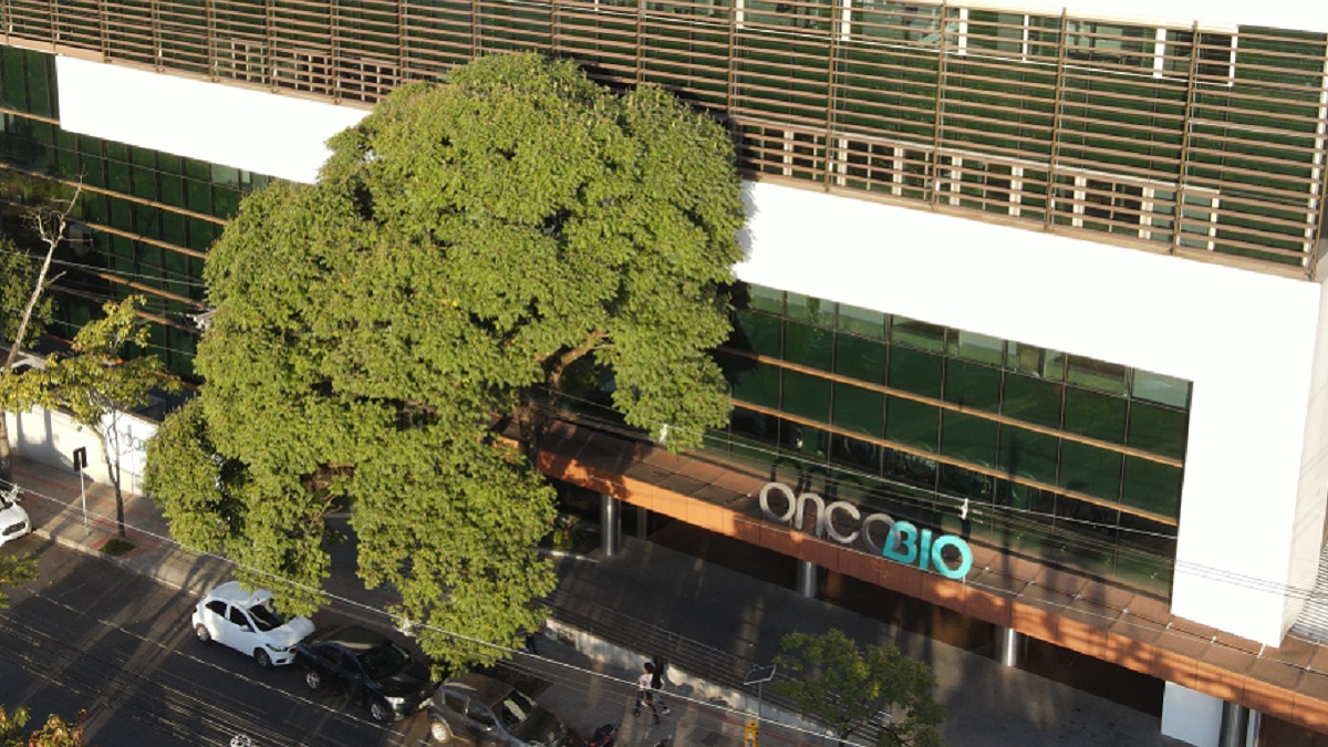 Fachada da Oncobio, unidade da Oncoclínicas (ONCO3) em Nova Lima (MG)