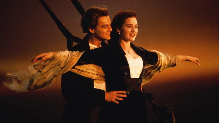 Cena do filme Titanic