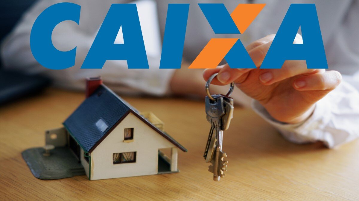 casa com logo da caixa
