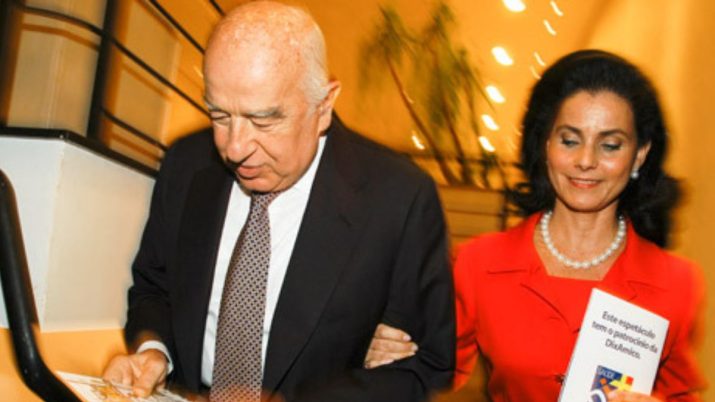 Joseph Safra e Vicky Safra - herdeira do Banco Safra é a brasileira mais bem colocada no ranking Forbes das mulheres mais ricas das Américas