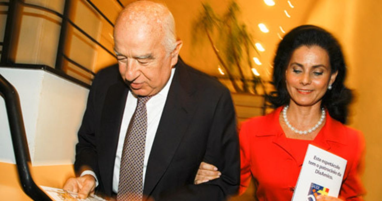 Joseph Safra e Vicky Safra - herdeira do Banco Safra é a brasileira mais bem colocada no ranking Forbes das mulheres mais ricas das Américas