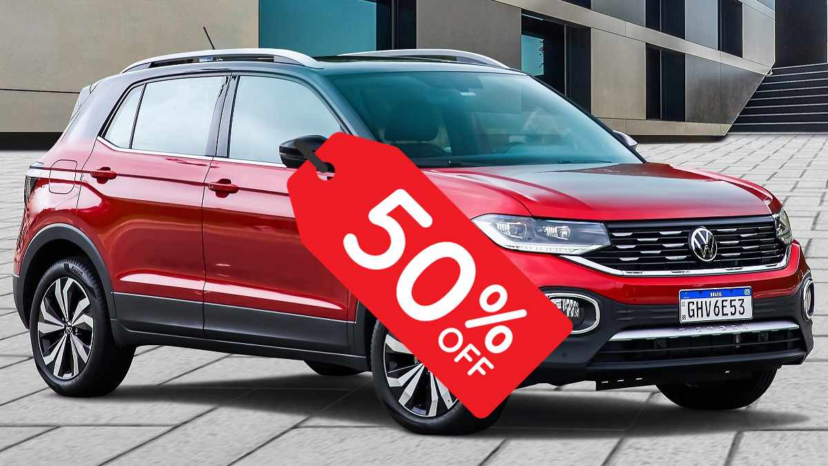 t-cross com desconto de até 50%