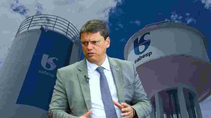 Tarcisio de Freitas, governador de São Paulo, quer aprovar privatização da Sabesp, mas caso Enel pesa(1)