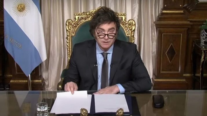 Javier Milei, presidente da Argentina