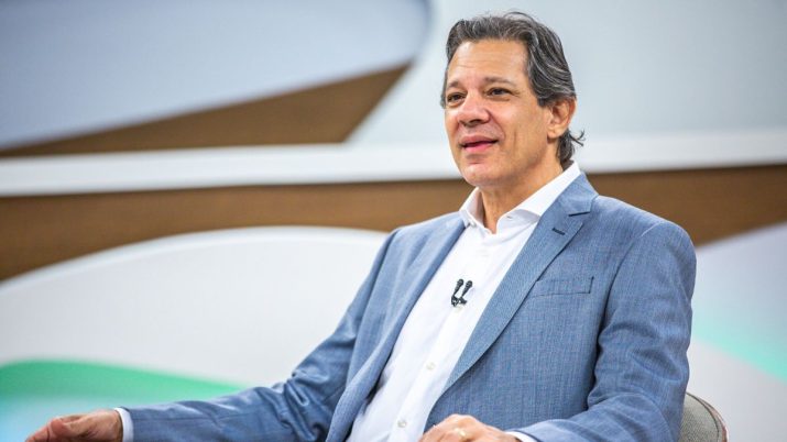 O ministro da Fazenda, Fernando Haddad