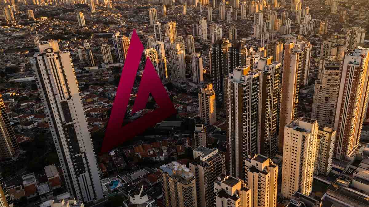Montagem com logo da incorporadora Gafisa (GFSA3)