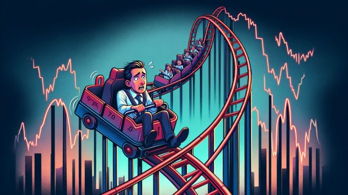 Investidor vivencia volatilidade nos mercados financeiros, com alta e queda da bolsa