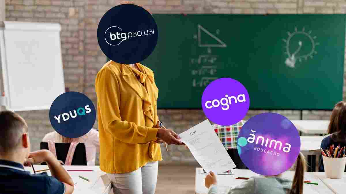 Relatório do BTG sobre empresas de educação yduqs, cogna e anima
