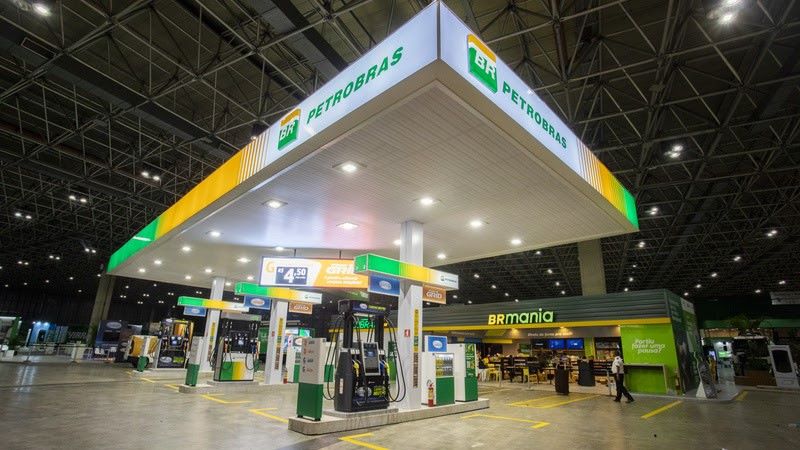Posto com bandeira Petrobras da Vibra (VIBR3)