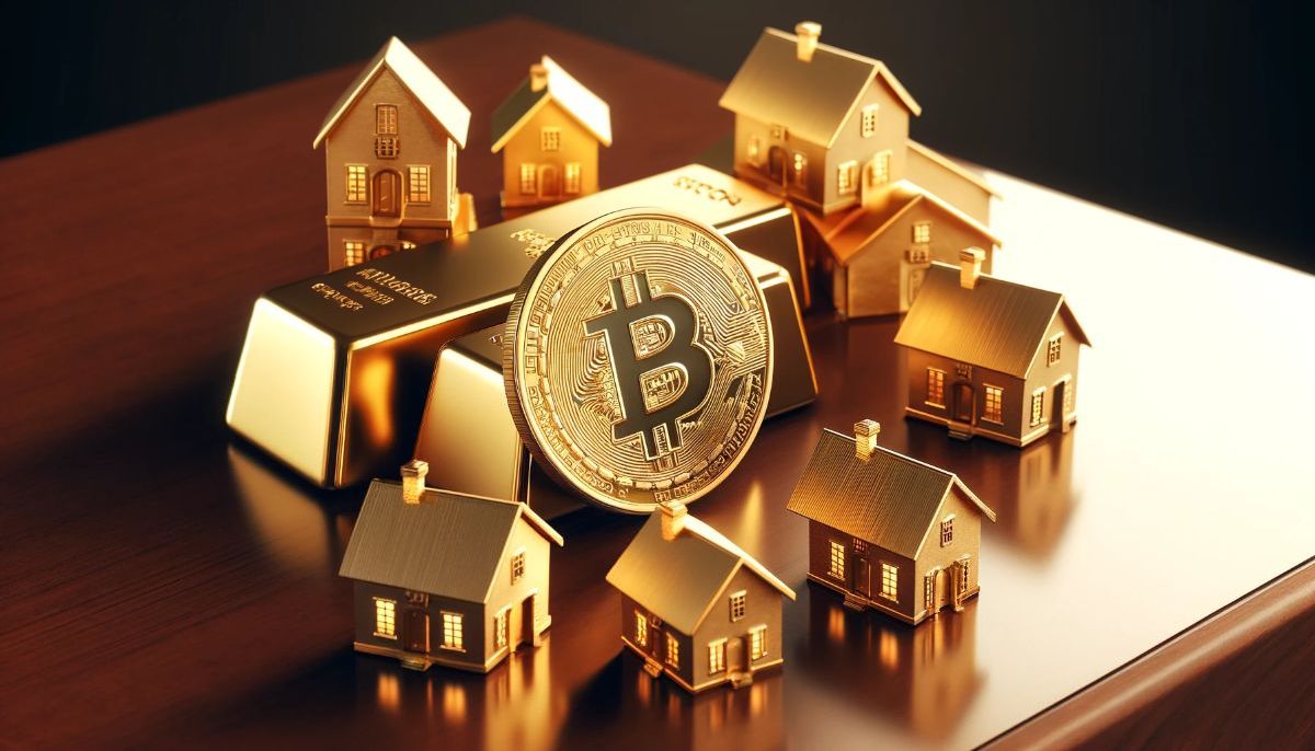 Bitcoin, ouro e imóveis