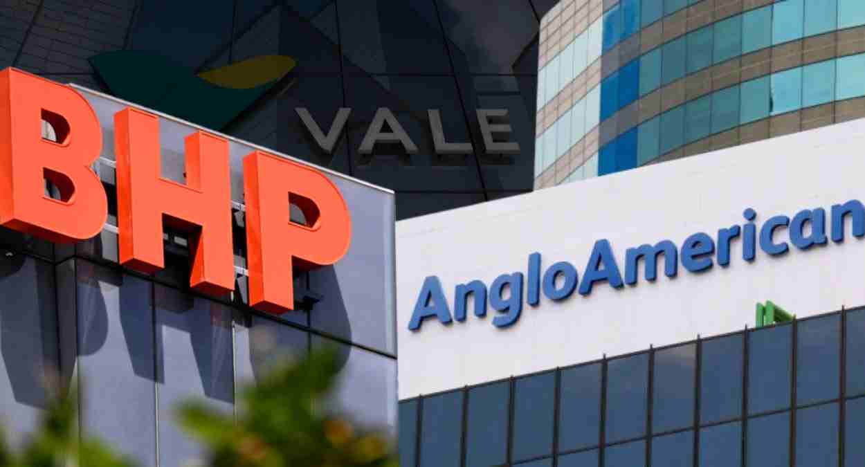 Fusão entre BHP Group e Anglo American pode gerar problema para a Vale (VALE3)