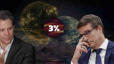 Ministro da Fazenda, Fernando Haddad, e o presidente do Banco Central, Roberto Campos Neto