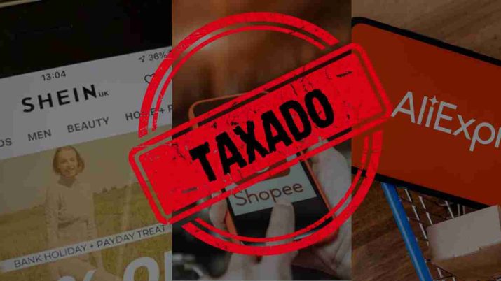 Taxação de varejistas internacionais como shein, shopee e aliexpress. taxas. comprinhas online. taxação das blusinhas.