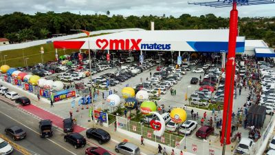 Fachada loja João Pessoa (Valentida), do Grupo Mateus (GMAT3).