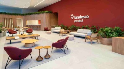 Uma sala do Bradesco Principal