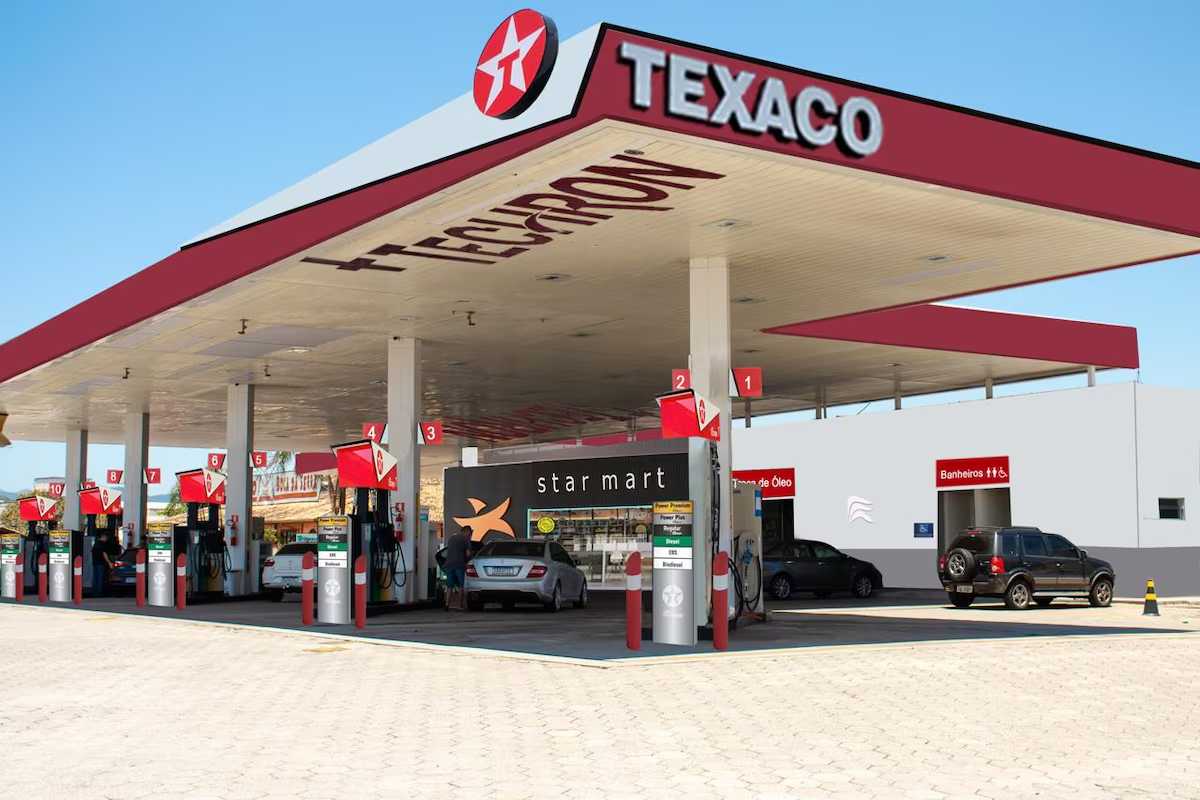 Posto de gasolina da Texaco - Foto: Divulgação/Ipiranga