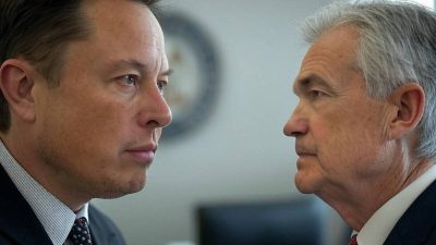 Elon Musk Jerome Powell Federal Reserve