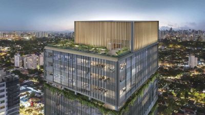 Biosquare, edifício em construção em Pinheiros, São Paulo.