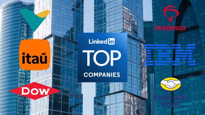 LinkedIn-top-companies-itaú-ibm-vale-dow-mercado-livre-bradesco-2025