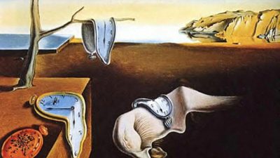 Pintura surrealista "A Persistência da Memória", de 1931, de Salvador Dalí.