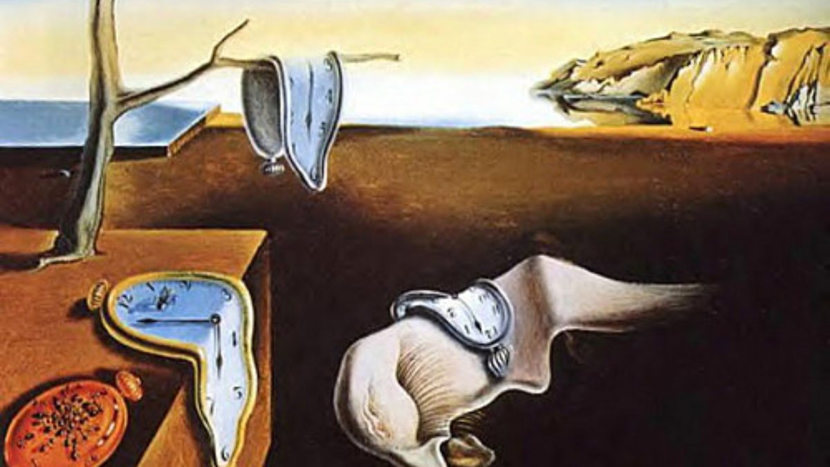 Pintura surrealista "A Persistência da Memória", de 1931, de Salvador Dalí.