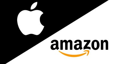 Apple e Amazon logos