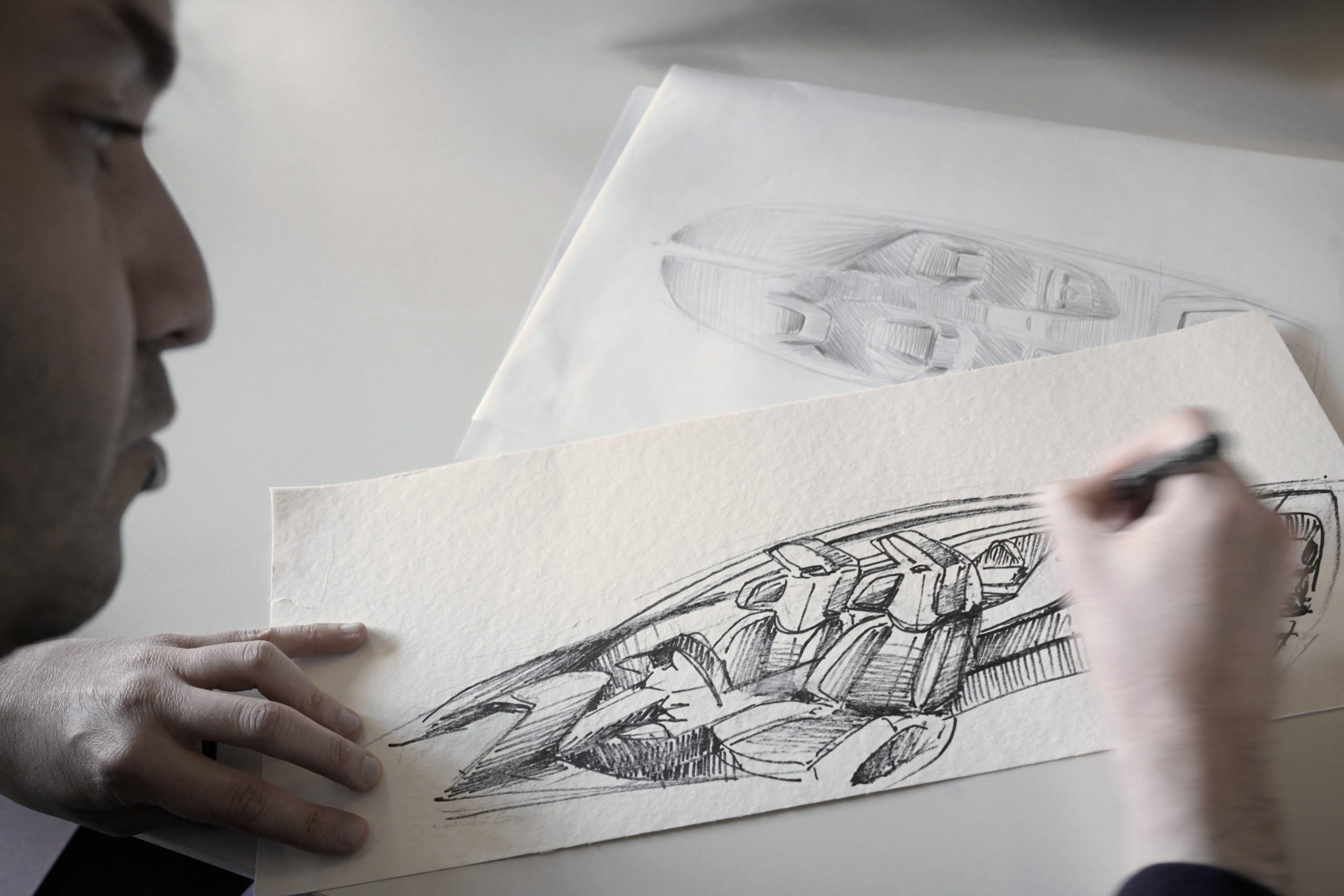 O croqui da BMW Concept Speedtop