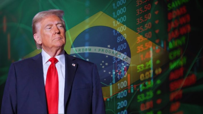O presidente dos EUA, Donald Trump, e os impactos para a bolsa brasileira. ação