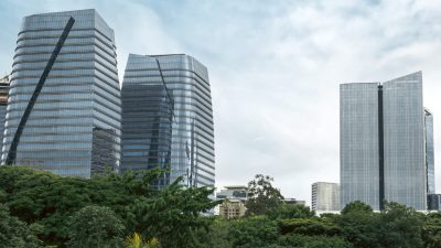 Modern buildings at Faria Lima Avenue.