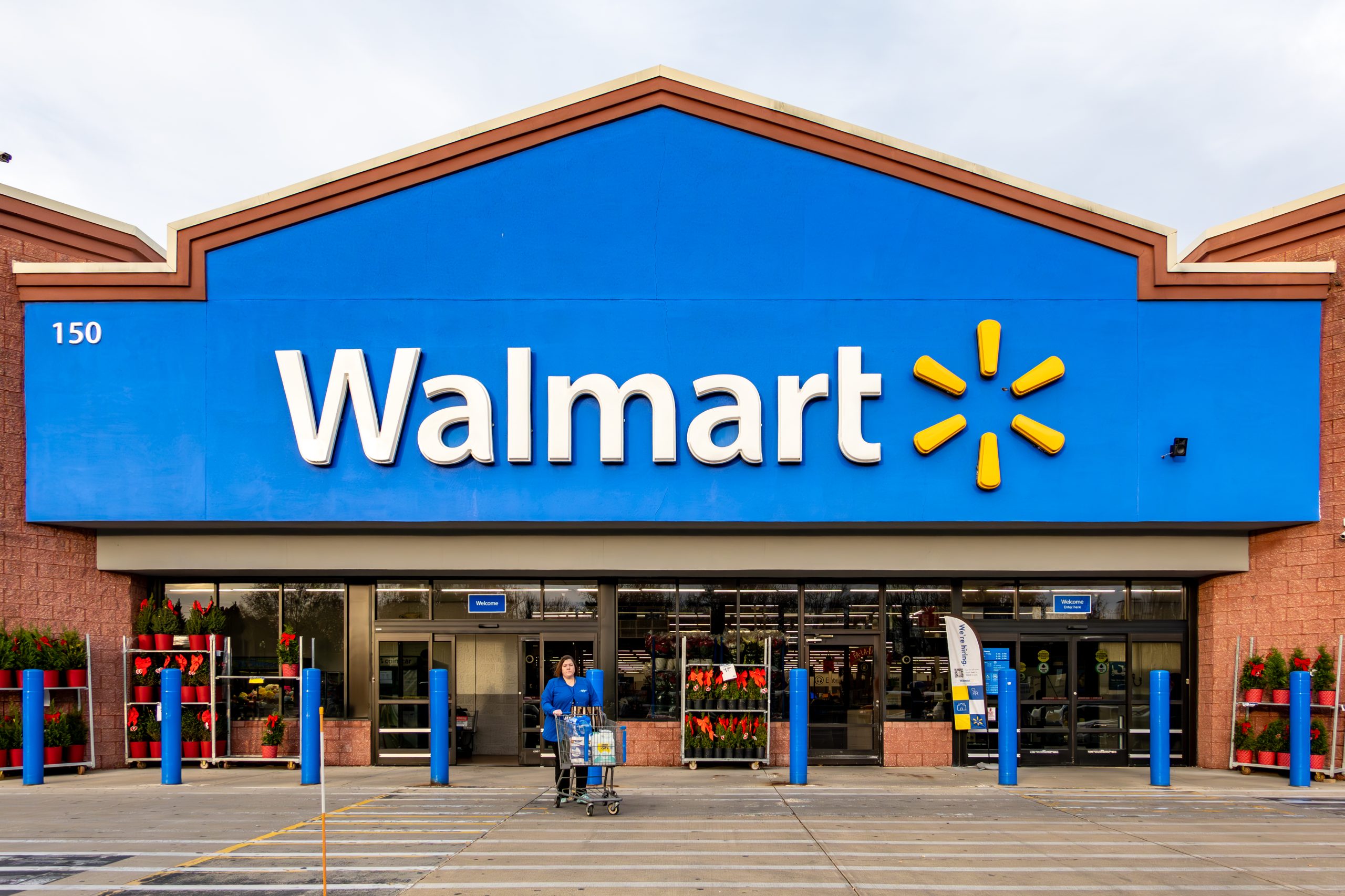 Fachada da varejista Walmart