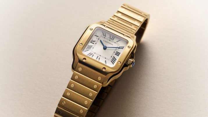 relógio santos cartier luxo