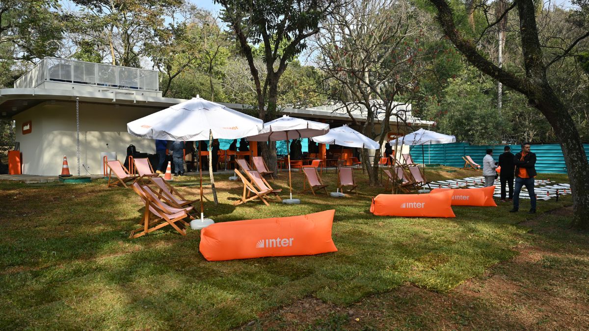 Banco Inter lança novo Inter Café no Parque Ibirapuera.