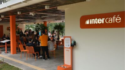 Banco Inter lança novo Inter Café no Parque Ibirapuera.