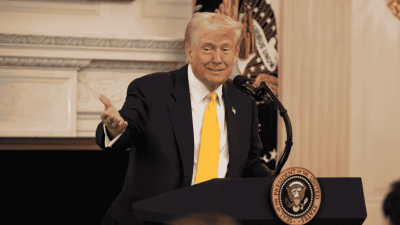 Trump em evento na Casa Branca