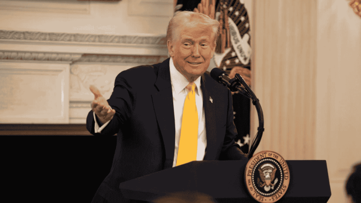 Trump em evento na Casa Branca