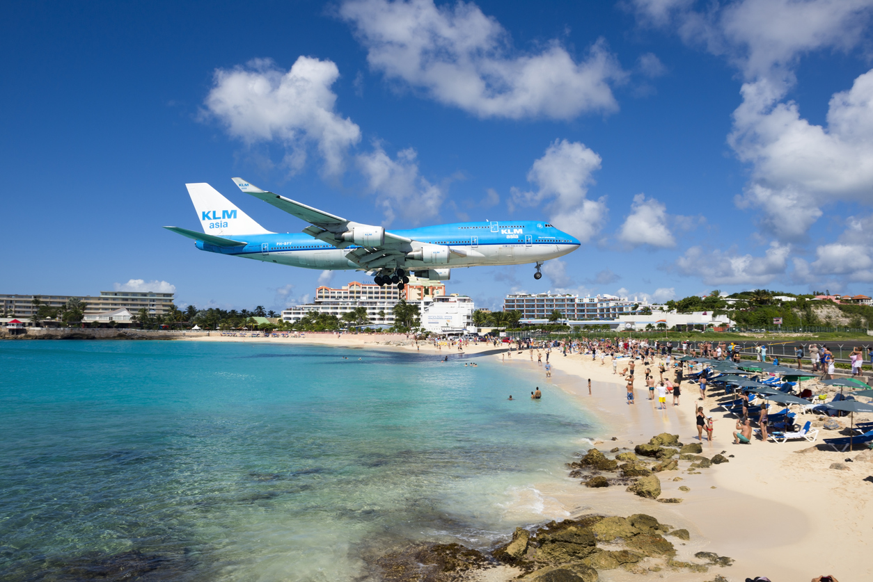 Maho Beach, em Sint Maarten