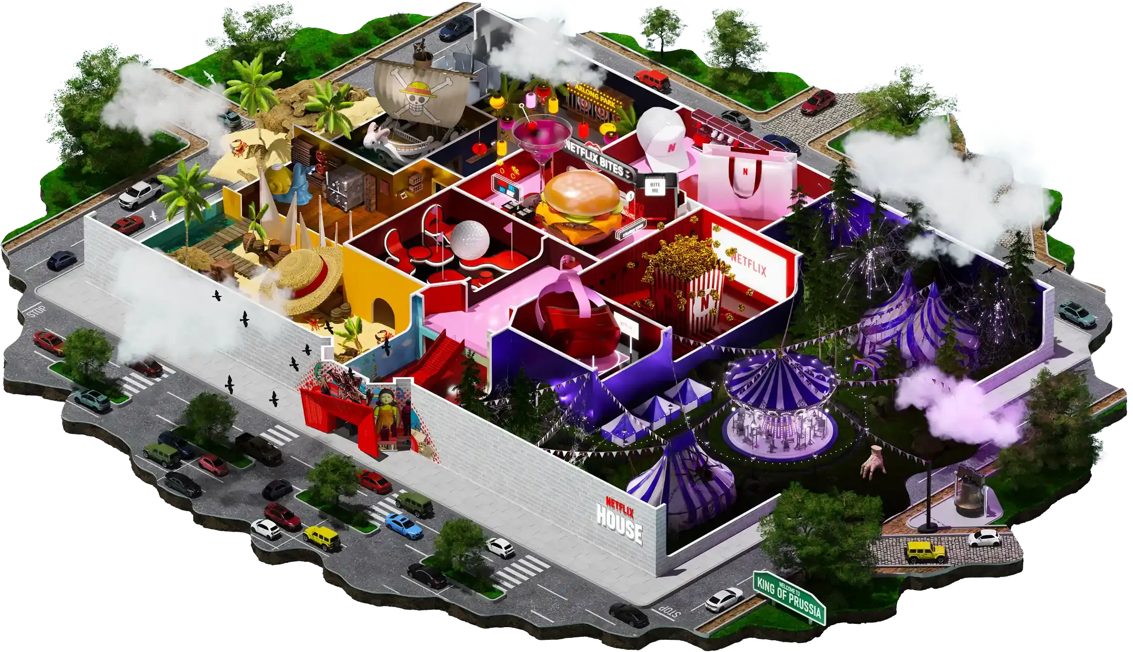 Projeto da Netflix House na Filadélfia