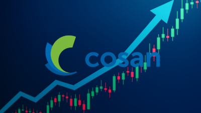 Ações da Cosan (CSAN3) em alta