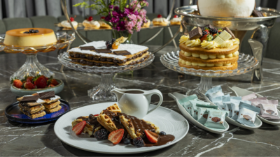 Waffle, naked cake e brigadeiro estão entre as diversas opções de sobremesas preparadas com o chocolate Lindt