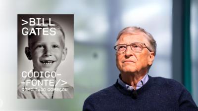 Bill Gates e o livro 'Código-fonte: Como tudo começou'