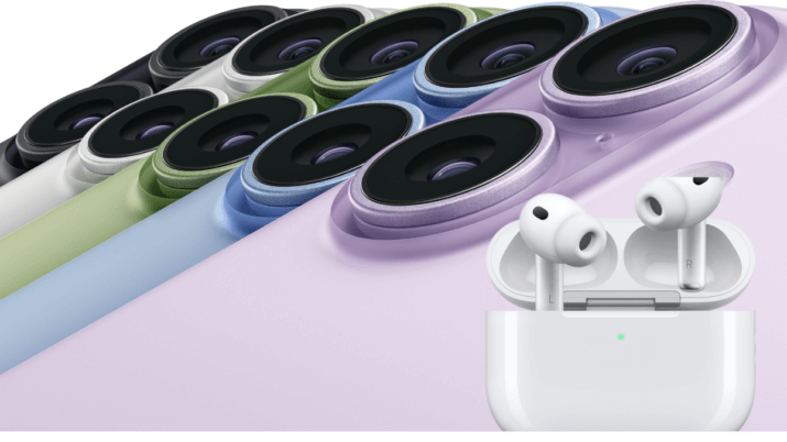 Os modelos do iPhone 17 e o AirPods Pro 3