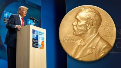 Em publicação no X, Casa Branca defendeu candidatura de Trump ao Nobel da Paz
