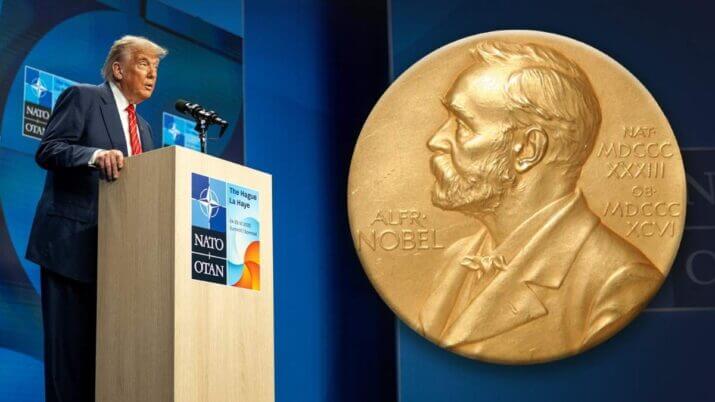 Em publicação no X, Casa Branca defendeu candidatura de Trump ao Nobel da Paz