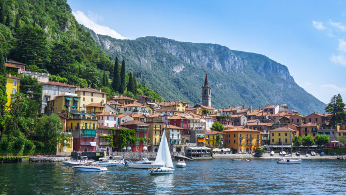 A região do Lago de Como é apontada entre as preferidas dos super-ricos
